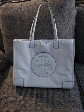 Tory Burch Slate Blue Ella Tote